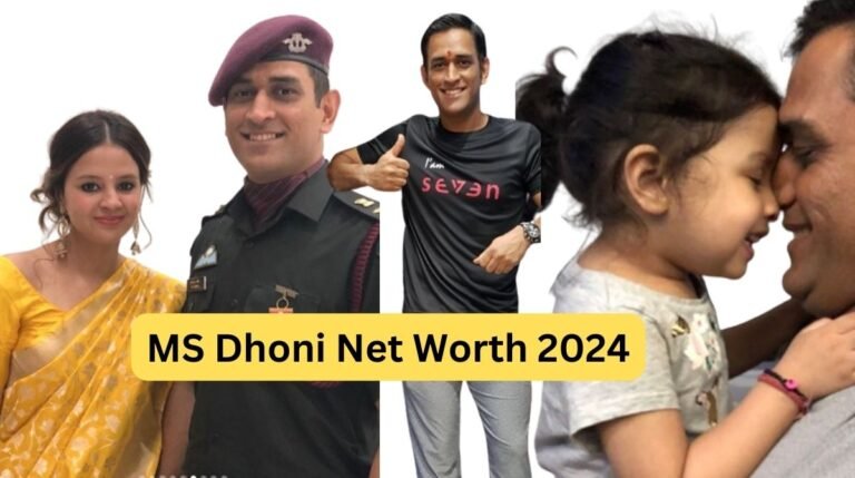 MS Dhoni Net Worth 2024