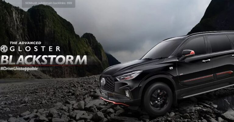 MG Hector Blackstorm Launch Date