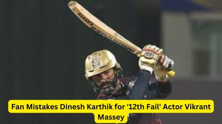 Fan Mistakes Dinesh Karthik for '12th Fail' Actor Vikrant Massey