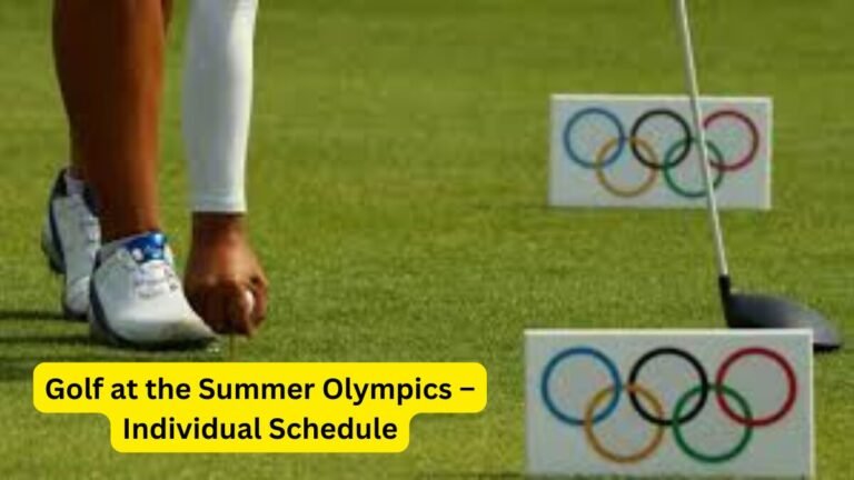 Golf at the Summer Olympics – Individual Schedule