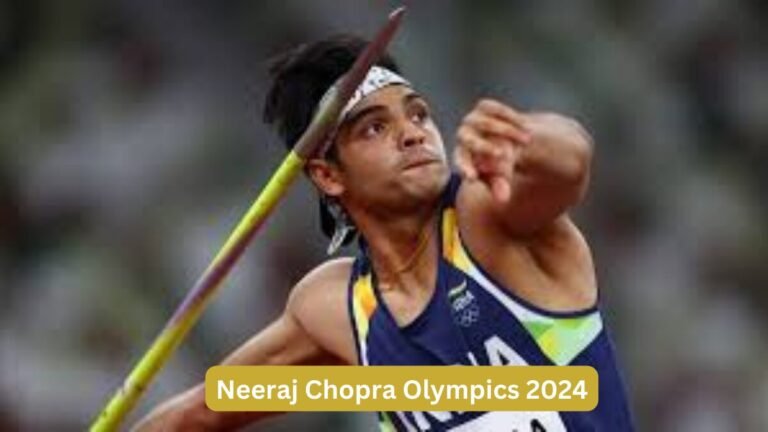 Neeraj chopra Olympics 2024