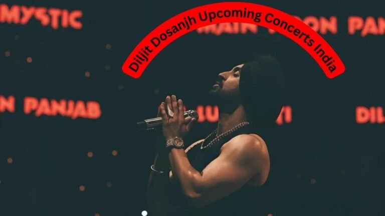 Diljit Dosanjh Upcoming Concerts India