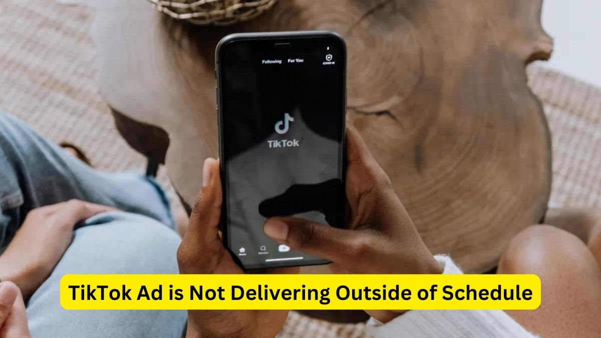 TikTok Ad is Not Delivering Outside of Schedule