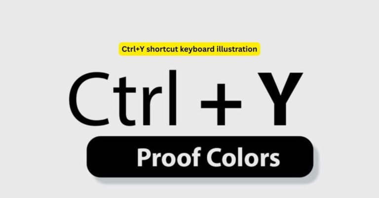Ctrl+Y shortcut keyboard illustration
