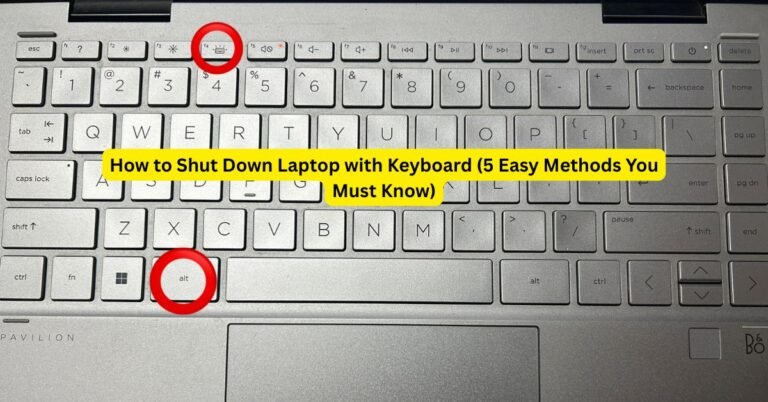 How to Shut Down Laptop with Keyboard